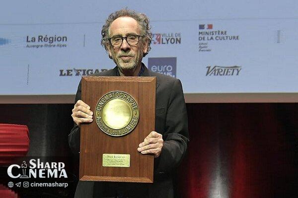 تیم برتون از جشنواره لومیر فرانسه جایزه گرفت