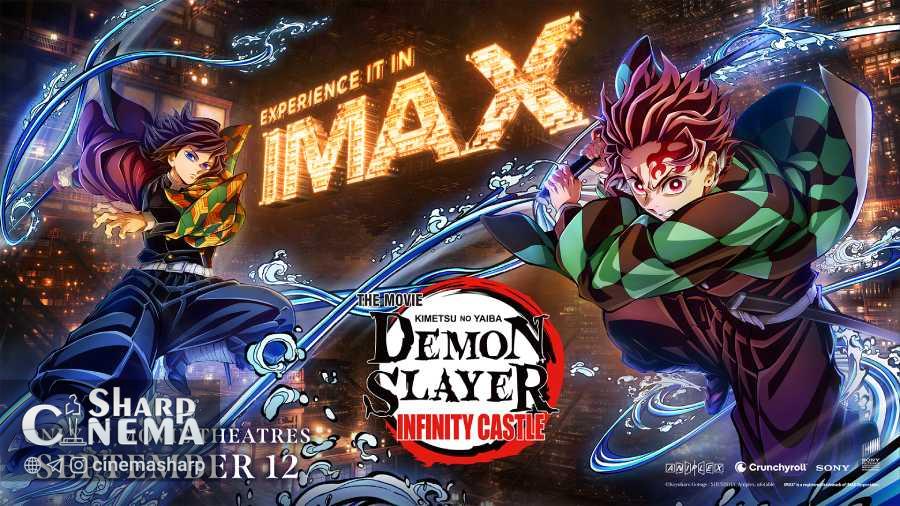 پوستر IMAX جدید فیلم Demon Slayer: Infinity Castle منتشر شد