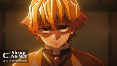 ویژوال جدید انیمه Demon Slayer: Infinity Castle نبرد زنیتسو و کایگاکو