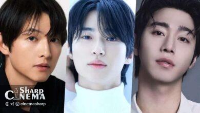 سونگ جونگکی، بیون وو سوک و آن هیو سوپ در جوایز Golden Disc