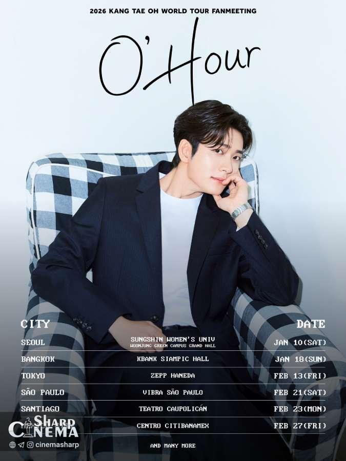 Kang Tae Oh برنامه تور ملاقات طرفداران 2026 O'Hour را اعلام کرد