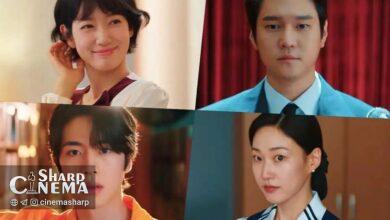 پارک شین هه و گروه بازیگران در پیشنمایش جذاب خانم هانگ مخفی